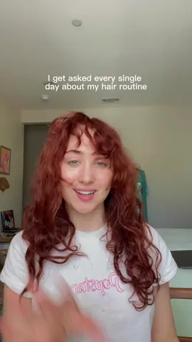 Here is my hair routine finally ♡‧₊˚  #haircare #hairroutine #fyp 