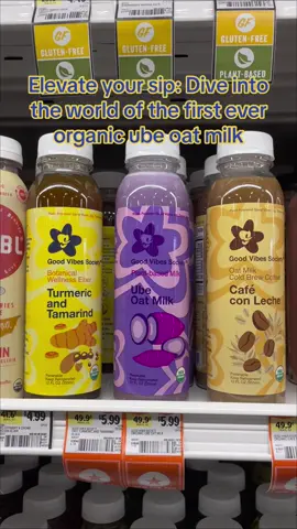Experience Purple Bliss: Meet the Organic Ube Oat Milk, Redefining Flavor and Wholesome Enjoyment! Available @Sprouts Farmers Market nationwide #SproutsFinds #ube #dontpanicitsorganic #purp #drinks #oatmilk #thatgoodgood 