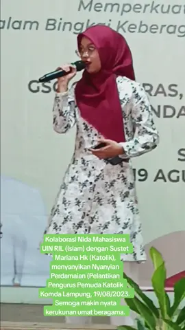 #komisikerawamdanhaakkeuekupantanjungkarang  #persaudaraansejati  #hiduprukun  #moderasiberagama  #pemudakatolik 