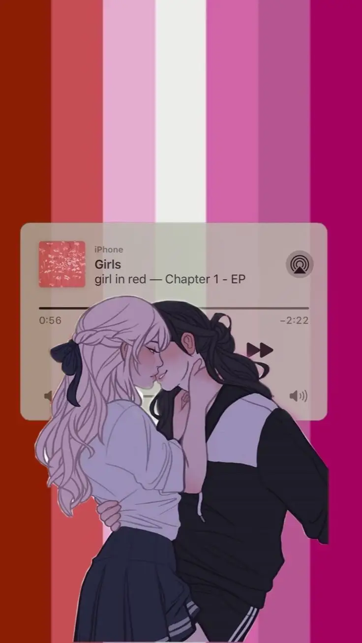 Wallpaper 🏳️‍🌈🤍#fyp #🏳️‍🌈lgbt🏳️‍🌈 #lesbiancouple #foryou #GL 