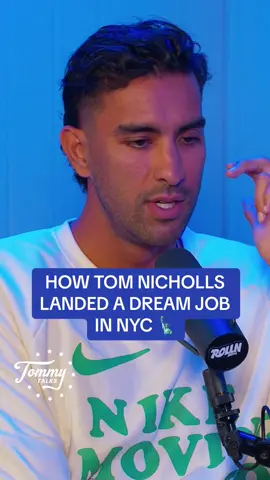Watch & Listen as Tom Nicholls describes how he landed a dream job in New York 🗽 Preparation, networking and being physically present all played a crucial part in his journey. Remember, it’s not what you know, it’s who you know!  All the best in New York big fella! @tnichs  #ausmericanaces #tommytalks #milwaukeetoolsaus #sportswhereiam ad