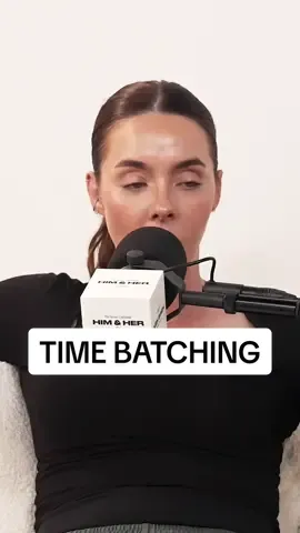 i swear by time batching !! #tscpodcast #podcastclips #entrepreneur #organization #businessadvice #businessowner #timebatching 