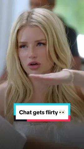 The chat gets *immediately* flirty for Lottie at the mixer 👀 #CelebsGoDating #lottiemoss 