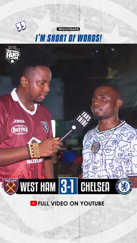 Watch Emmanuel’s FULL INTERVIEW ON YOUTUBE - LINK IN BIO 📺 🗣 🔥  #naijafootball #tiktoknig #naijatiktok #PremierLeague #levelupafrica #africanfootball WEST HAM 3-1 CHELSEA  highlights