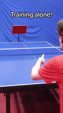 Training alone! #tabletennis #pingpong #follow #tabletennisclips #foryoupage 