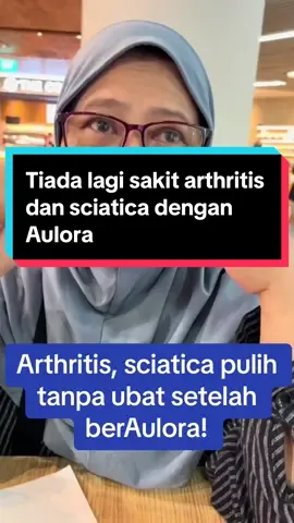 Dengarkan testimoni Aulora dari makcik yang mengalami #arthritis dan #sciatica. Semuanya teratasi tanpa perlu ubat dan operation. Anda mempunyai alternatif! Hubungi saya sekarang! #AuloraPantswithKodenshi #farinfraredtechnology #farinfraredtherapy #KodenshiFiber #aulorasingapore #aulorasg #