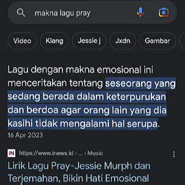 pray #maknalagu #pray #jessiemurph  #CapCut #fyp #sadvibes 