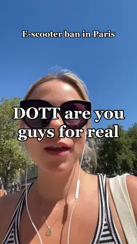 Escooter ban in Paris, DOTT R U GUYS FOR REAL? Leaving 2 weeks early??? On my birthday quarter???!!!! #scooterbanparis #escooterbanparis #trottinetteparis #paris 