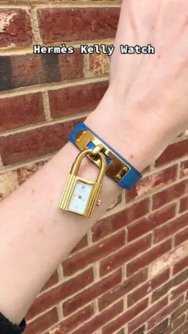 Hermès Kelly Watch 🫐🔒 #vintagehermes #hermes #hermeskelly #hermeswatch #watchesoftiktok #vintagewatchesoftiktok #sourcing #cartierpanthere #cartierpantherewatch #vintagecartier #luxurywatches 