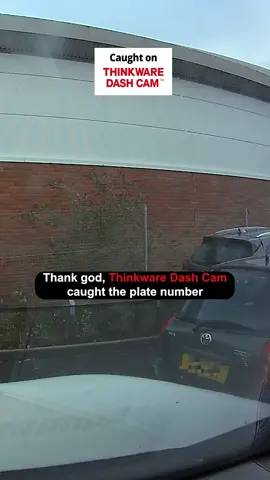 Here's another reason you need a dash cam that records while you're parked...  #parkinglotaccident #reversingaccident #hitandrun #drivesafe #accident #caraccident #crash #camera #dashcam #dashcamera #dashcamfootage #dashcamvideos #dashcamvids #car #cartok #drive #driving #fyp #foryou #thinkware #thinkwaredashcam 