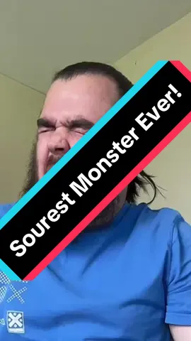 Is sourest a word? I don’t think it’s a word. #monsterenergy #monster #energydrink #caffeine #caffeineaddict #sour #toxicwaste #warheads #challenge #funny #reaction #craignotcreg #fypシ #tiktoktraditions 
