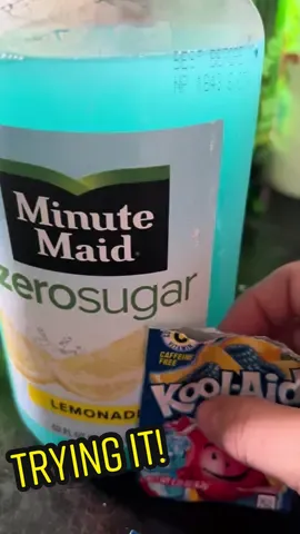 Trying it!! #koolaid #lemonade #minutemaid #minutemaidlemonade #minutemaidzerosugar 
