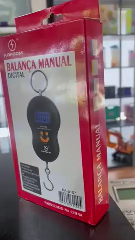 Balança Digital Mala Bagagem Pescaria Gancho Bolsa Precisão Preta ou prata - PLP MANIA  📍loja localizada no mogi plaza center ,loja 162,163,164  Rua jose malozze ,200 #balanca #peso #mogi #balancadogital 