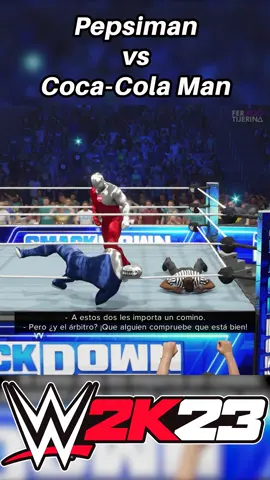 #Pepsiman vs #CocaColaMan en #WWE2K23 (Primera Parte) #WWE #México #wwetiktok #Wrestling #wrestlingtiktok #Luchitas #México #Videojuegos #PS5 #Xbox