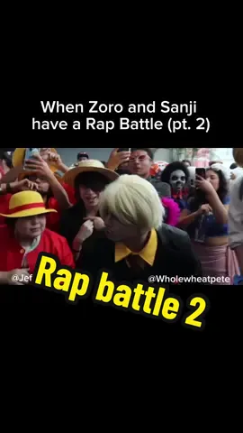 Sanji claps back ‼️Who won this round? Who won the whole battle? #zoro #sanji #onepiece #rapbattle 