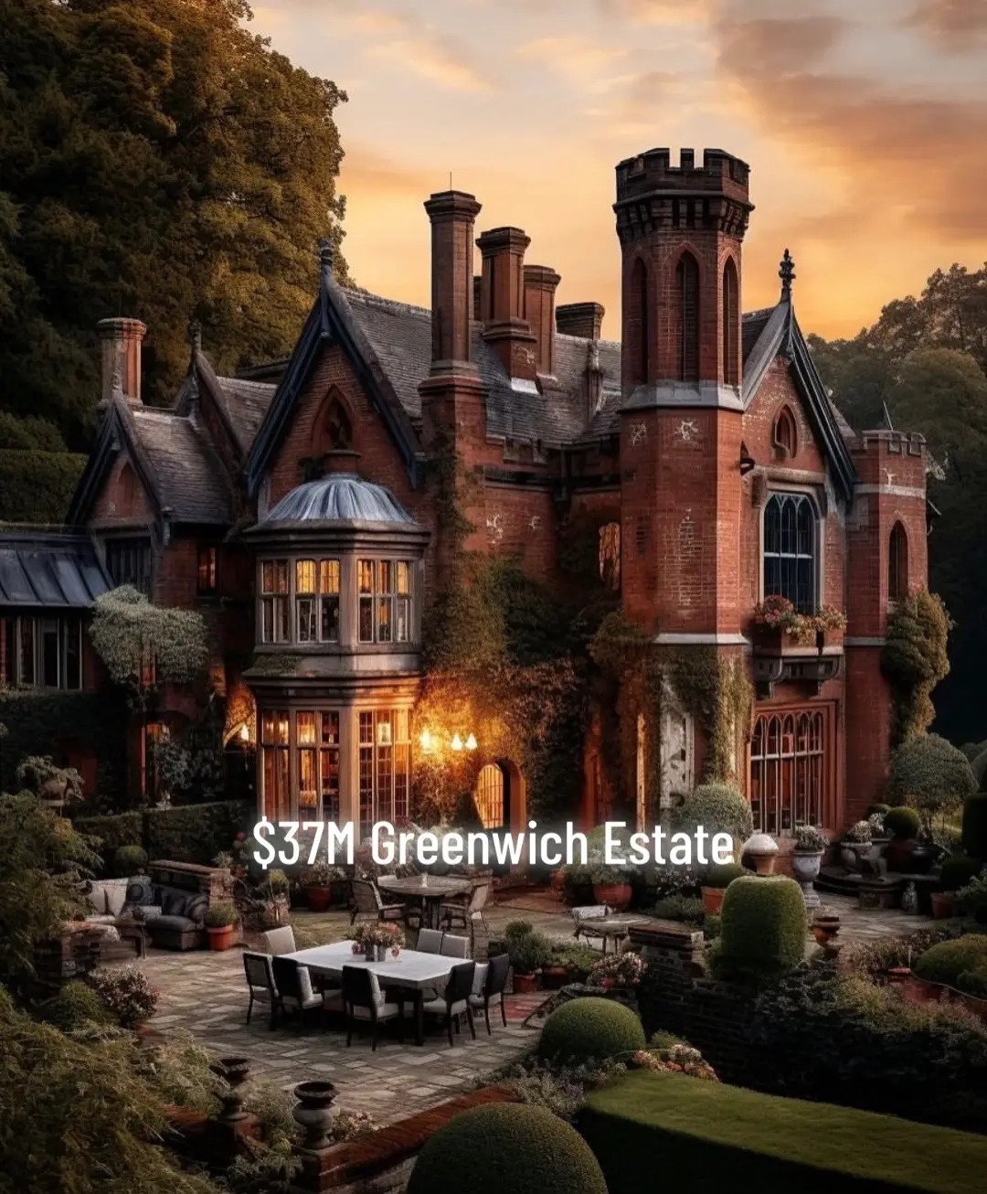 What do you think of this old money estate? #estate #oldmoney #greenwitch #luxury #design #garden #concept