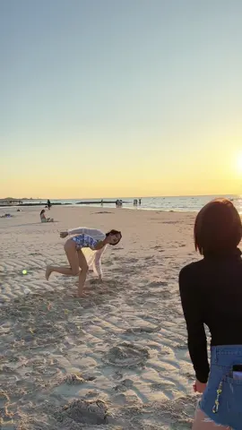 배치발리볼 Beach bellyball #키위랩 #kiwelab #beach 