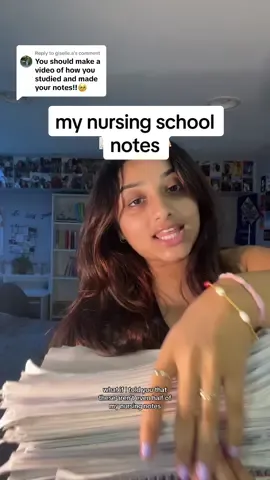 Replying to @giselle.a i dont even know where the other half of my notes are tbh🫠🫠 #nursing #nurse #nurses #nycnurses #nursingschoollife #oncologynurse #nursinglifebelike #nursingnotes #nursingschoolnotes #nursingschooltips #notetakingtips 