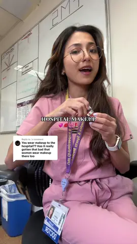 Replying to @. The girls that get it, get it 💅 i wear makeup at work since i want to - end of story! :)  #womeninmedicine #premedadvice #medicalschool #doctors #medschool #orthopedicsurgeon #premed #internyear #greysanatomy 