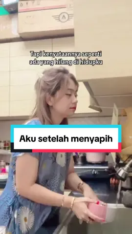 Kaya ada yang hilang😌 #trending #fyp #momlife #sapihanak 