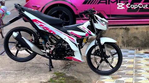 Satria trắng ngọc trinh , Hỗ trợ trả góp , xe full đồ chơi #dvlminishop😋 #satria150fi_độ_kiểng 