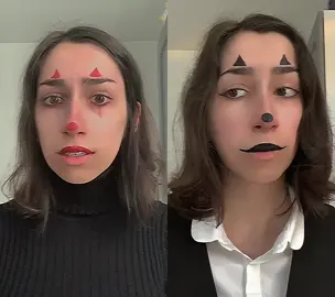 #duet with @Evelynn Hi everyone I want to thank you all for the 100k followers!!🖤 #blinking #waiter #pov #eye #eyes #acting #clown #makeup #weird #viral #cringe #fypシ #viralvideo #xcyzba #uncomfortable #foryou #foryoupage #fypage #foryoupageofficiall #fy #fyp #fypシ 