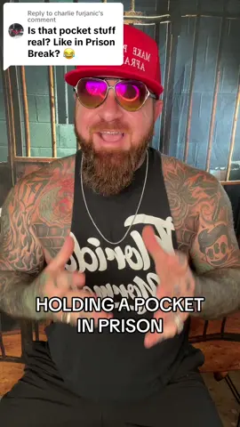Replying to @charlie furjanic yeah, this can absolutely be a real thing. In prison holding someone’s pocket means that they on you. You are there punk. Which basically means that you can do whatever you want to them, but they fall under your protection. Prison is a weird place y’all. #fyp #prison #prisontiktok #pocket #prisonbreak #viral #trending 