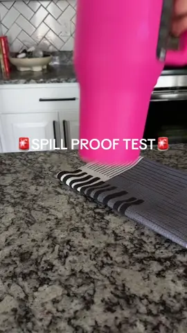 @Melissa Gardner CPT showing us just how leakproof and durable it really is!