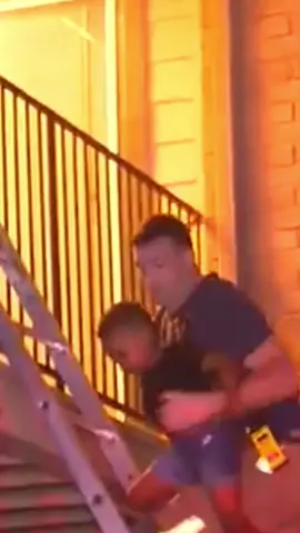 3 Kids And A Mother Saved After A Apartment Fire ##firstresponders##heros##firefighter##fireman##firefighters##igy6##boysinred
