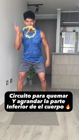 Si quieres quemar tu tren inferior🔥 Tienes que probar este circuito intenso hazlo  2 a 3 veces por semana y acompáñalo de buena  Alimentación en proteínas y minerales.. Si te gusto dale like guardo compártelo con más personas a darle con todo 🦵🔥 #piernasgrandes#quemargrasa#aumentarmasamuscular#entrenaencasa#usa#chile#latinoamerica 