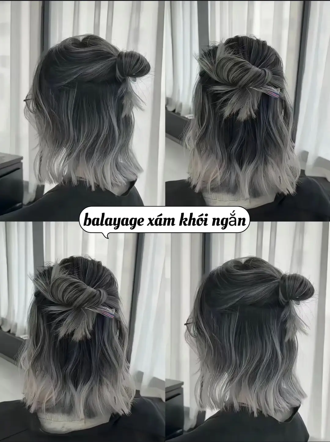 gợi ý mẫu balayage ngắn cho chị em #Master2023byTikTok #LearnOnTikTok #xuhuongtiktok #tocdepmoingay #mautocthoitrang