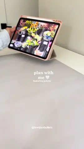 plan with me! 💓☁️🤍🍵 #planning #productivity #college #backtoschool #planner #journaling #SelfCare #organization #ipad #desksetup #handwriting #stationery #ugc @POKETO 