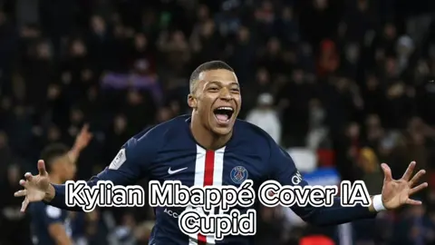 Kylian Mbappé Cantando Fifty Fifty Cupid #kylian #mbappe #francia🇨🇵 #psg #fypシ #cover #ia #Edit #Capcut 
