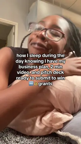 I’m comfy😌 and you should be too➡️ book me today, 🔗in bio #beready #stayready If you need help with a business plan, book your consultation now through link in bio at top of this page✍️ Follow @50KGrantGuru for more tips and tricks to create a clear business plan to secure funding today 🔓💰 #entrepreneur #SmallBusiness #businessfunding #businessplanning #businesstipsandtricks #businessfundingtips #businessfunding #businesscredit101 #businesscredit #businessowners #businessplan #smallbusinesstips #fundingyourbusiness #businesstok #entrepreneurtok #businessplanhelp #needhelp #pitchdeck #freebusinessplan #businessplantemplate #pitchcompetition #grantwriter