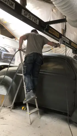 Everything is better in primer 😍 #bodyshop #classiccar #custompaint #carsoftiktok 