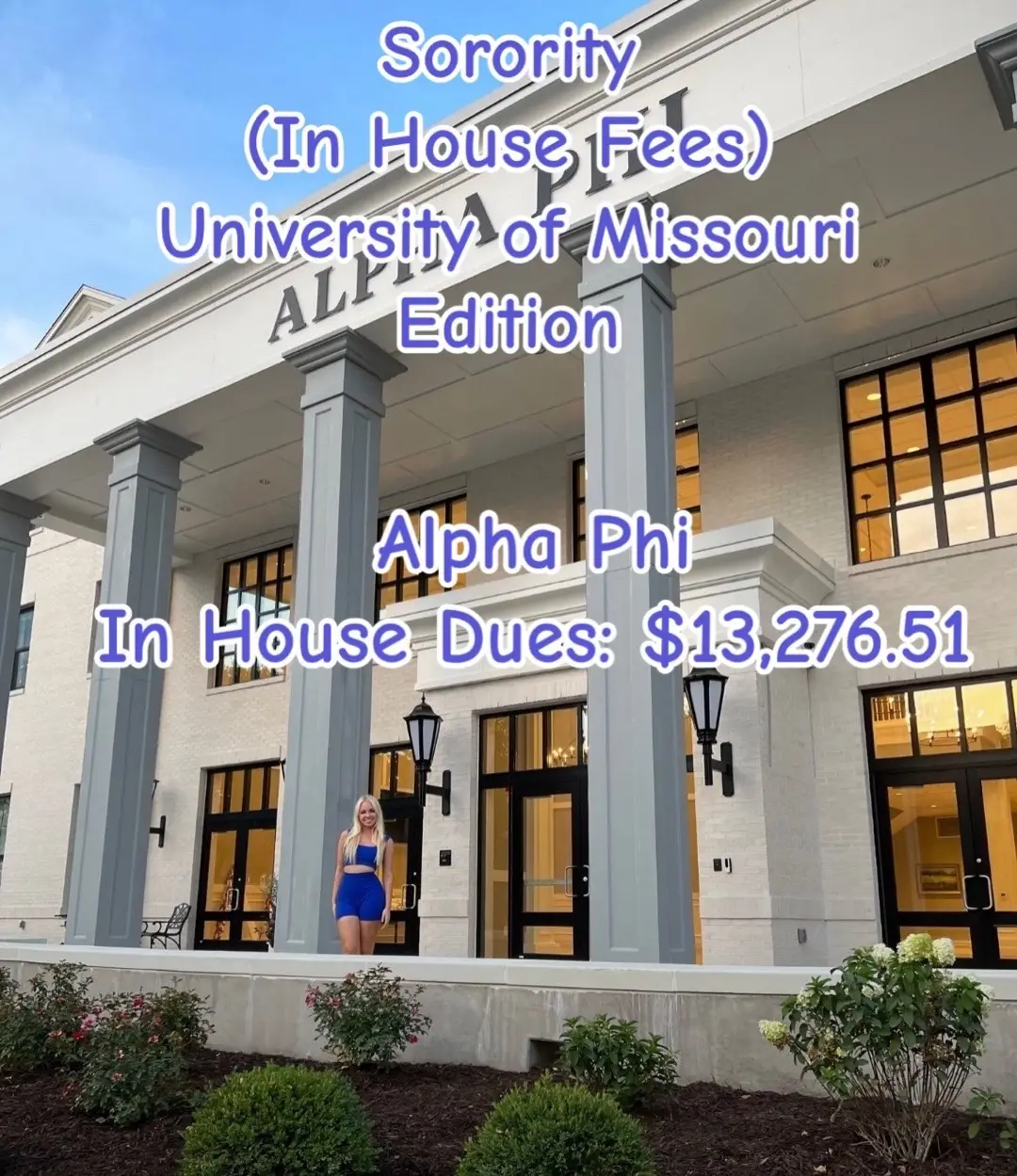 I was asked if could cover #universityofmissouri sorority dues. Should i do a series on each SEC school? #sororitydues #mizzourush #mizzourushtok #mizzourush23 