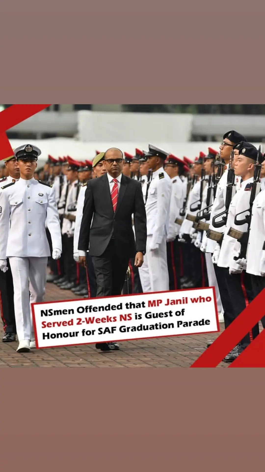 MP for Pasir Ris-Punggol GRC, Dr Janil Puthucheary was the Guest of Honour (GOH) for the 56th Specialist Cadet Graduation Parade last Thurs (17 Aug). At Pasir Laba Camp, Dr Janil, who is also Senior Minister of State, conducted a parade inspection and gave a speech about building a 