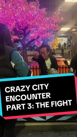 CRAZY CITY ENCOUNTER - PART 3: THE FIGHT #fyp #viral #funny #melbourne #sydney #interview #city #interviews #public 