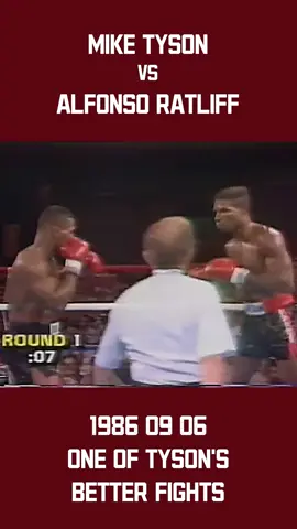 1986 09 06 Mike Tyson Alfonso Ratliff TV p2 in 4k quality #boxing #miketyson #boxingfans #heavyweightboxing #ironmike  #ironmiketyson