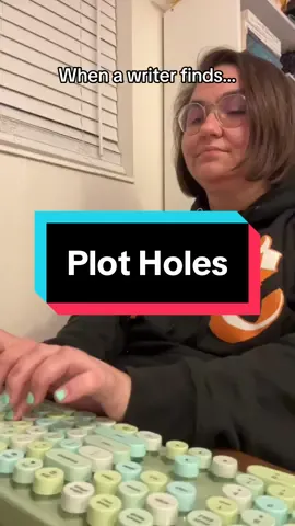 Plot holes are the worst 😬 #writertok #authortok #booktokwriters #writinghumor #plotholes 