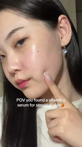 Ive been using @Beauty of Joseon new light on serum for a week, and so far loving it!✨ its perfect for sensitive skin that gets red easily🥺 #beautyofjoseon #lightonserum #redness #koreanskincare #skincareroutine #glassskin #vitamincserum 