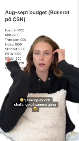 Min budget ser olika ut varje månad och det här är hur jag tänkte lägga upp min ekonomi för den kommande månaden 🤩