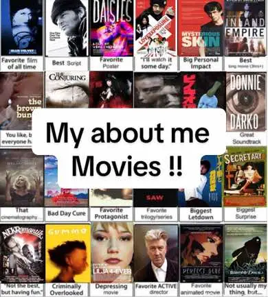 My about me movies !! #movie #film #fyp #insufferable #letterboxd #filmtok #aboutmemovies #davidlynch #horrormovie #filmtaste #movietaste 