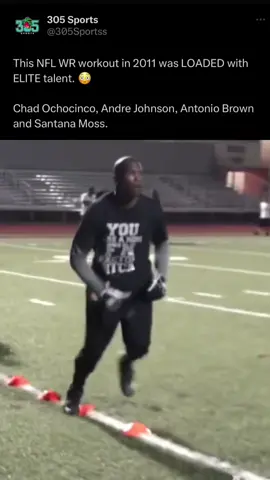 they footwork is really insane😭😭😳 #nflfootball #chadochocinco #ochocinco #antoniobrown #ab #andrejohnson #santanamoss #footwork #speed #fast #agility #legends #viral 