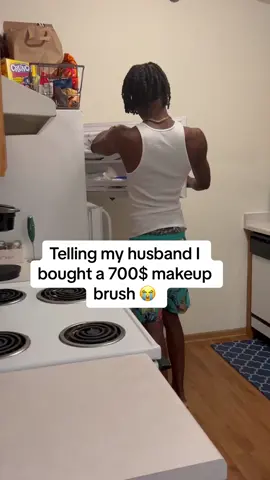 Telling him i bought a 700$ makeup brush! Victor Just lost connection!#fypシ #trending #viral #couple #couplegoals #Love #boyfriend #wedding #themacfamily 