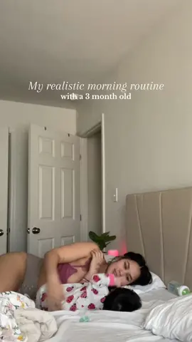 Nuestras mañanas juntas 💖 #morningroutine #realisticmorningroutine #rutinademañana #rutinademama #mommorningroutine 