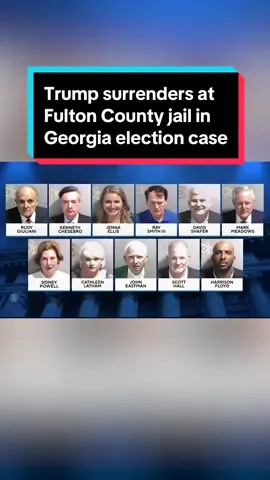 Former President Donald Trump has been booked in Atlanta on charges related to his alleged attempt to overturn the 2020 presidential election in Georgia. #donaldtrump #indictment #atlanta #jan6 #news 