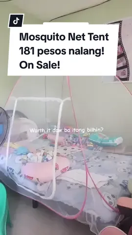 Worth it daw ba itong bilhin? Mosquito Net Tent 181 pesos nalang! 😍 On Sale! #mosquitonet #mosquitonettent #kulambo #mosquitonetforbaby #mosquitonetforbed #fyp #foryou #foryoupage #freeshipping #sale #tipid #homefinds #cps_krisel #ceoofmylife #budolfinds #friyay #friyayfeels 