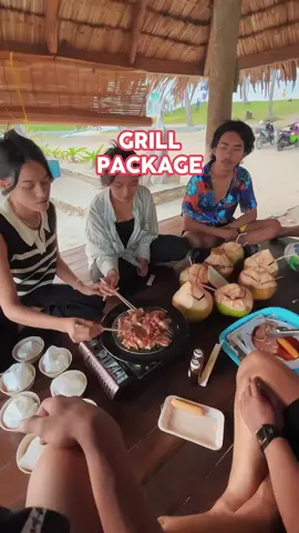 🍽️ kini tersedia paket grill mulai dari 195.000 bisa untuk 2-3 orang loh!! #pantaimarinalampung #lampungpride #grilldipantai #pantaimarina 