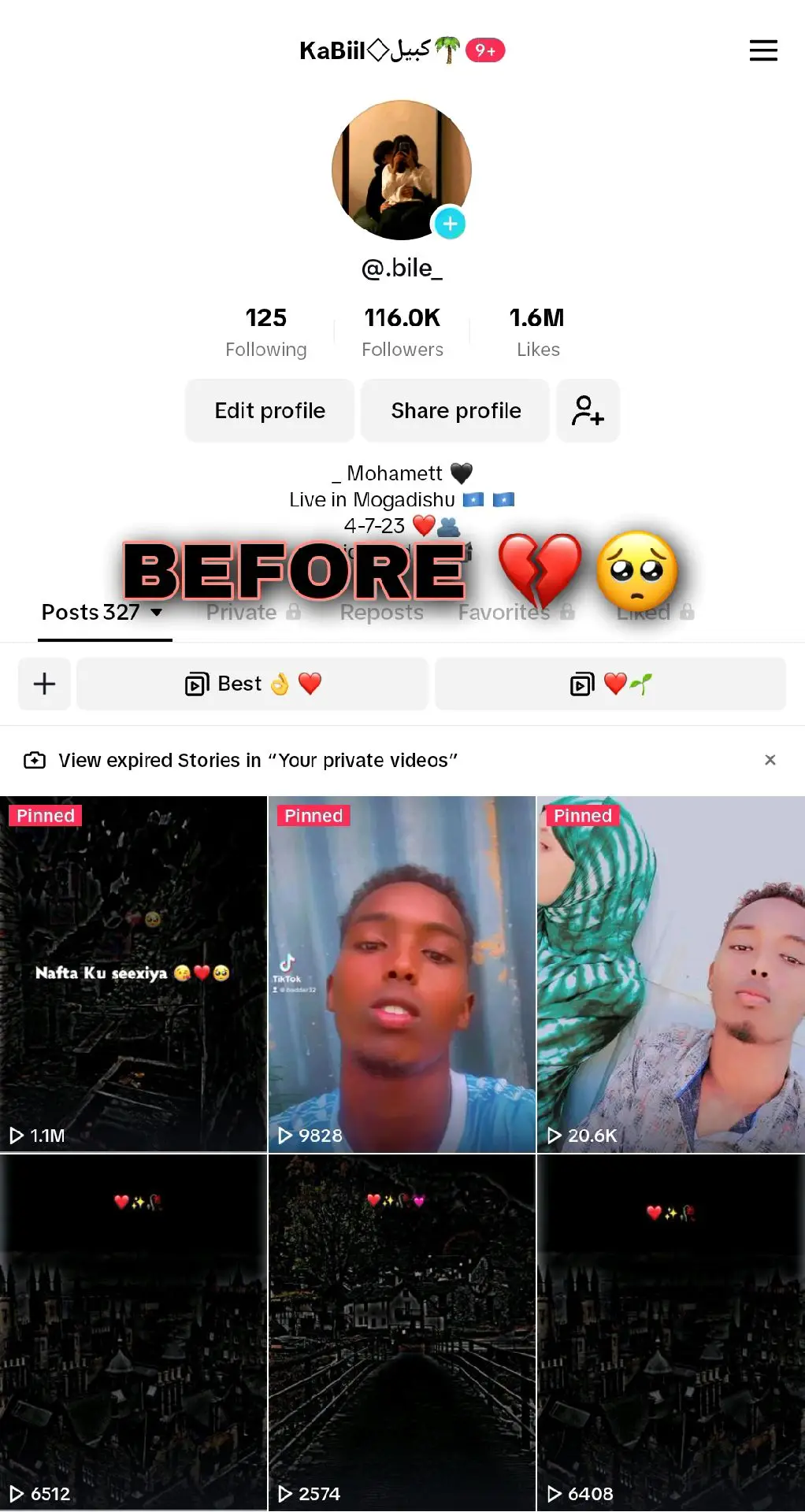 #somtiktok #❤️🥺🦋 #mo_kabiil  #viral #fouryoupage #fyp #somalitiktok #bile_ 